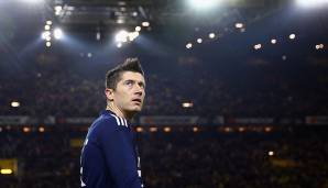 Platz 9: Robert Lewandowski (FC Bayern München). Elf Saisontore in der Bundesliga erzielte der Pole bereits. Das heißt, dass alle 83,6 Minuten ein Lewandowski-Schuss ins Netz geht