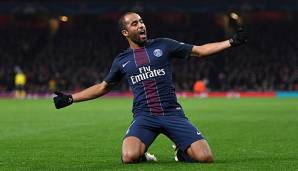 Lucas Moura stand in dieser Spielzeit erst fünf Mal für PSG auf dem Platz und wurde bereits mit einem Wechsel nach China in Verbindung gebracht