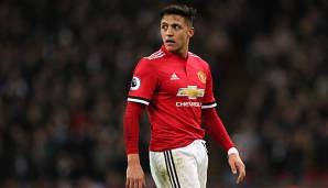 Alexis Sanchez im Trikot von Manchester United