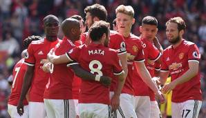 Platz 1: Manchester United (England) mit einem Markenwert von 1,551 Milliarden Euro.