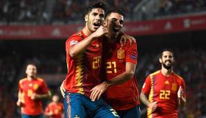 Marco Asensio war einer der überragenden Spanier beim 6:0 der Furia Roja über Vizeweltmeister Kroatien.