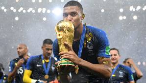 Kylian Mbappe wurde 2018 mit Frankreich Weltmeister.