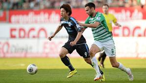 In der Saison 2013/14 spielte Tim Sparv bei der SpVgg Greuther Fürth.