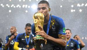 Platz 4: Kylian Mbappe (Paris St. Germain).