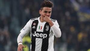 Platz 7: Paulo Dybala - 72 Tore für US Palermo und Juventus Turin.