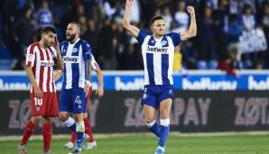 Platz 34: Lucas Perez - 41 Tore für Deportivo la Coruna, FC Arsenal, West Ham und Alaves.