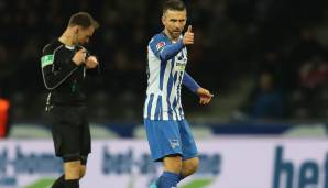 Platz 16 - Vedad Ibisevic (Hertha BSC): 21 Chancen - 47,62 Prozent Trefferquote.