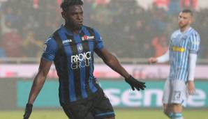 Platz 7 - Duvan Zapata (Atalanta Bergamo): 27 Chancen - 55,56 Trefferquote.