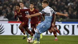 Platz 20 - Ciro Immobile (Lazio Rom): 24 Chancen - 45,83 Prozent Trefferquote.