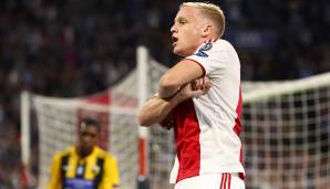 DONNY VAN DE BEEK (22): Ist wie de Ligt und de Jong ein Emporkömmling der Amsterdamer Talentschmiede. Technisch nicht so versiert wie Neres oder Ziyech, dafür aber ein Mentalitätsmonster mit Blick für freie Räume.