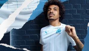 Olympique Marseille - Heimtrikot: Der schlichte Nadelstreifenlook soll an die Tradition des Klubs erinnern.