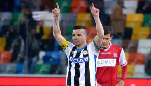 5. Antonio di Natale | Angriff | für: Udine | Kontertore: 22.