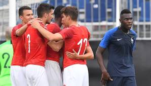 Platz 10: Österreich. Mit einer mittelschweren Sensation startet die ÖFB-Auswahl ins Turnier: den letzten Test gegen Frankreich gewann Österreich mit 3:1. Bei der ersten U21-EM-Teilnahme überhaupt ist das Team dennoch Außenseiter.