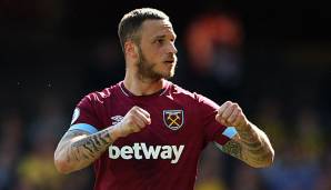 Marko Arnautovic spielte seit 2017 für West Ham United.