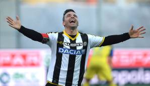 Platz 14: u.a. Antonio Di Natale (FC Empoli, Udinese Calcio) - 7 Dreierpacks