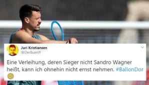 Und wieso gibt es überhaupt Preise, die Preise genannt werden, obwohl Sandro Wagner sie nicht gewinnt? Oscars, Grammys, Bambi-Verleihung - wozu das alles?