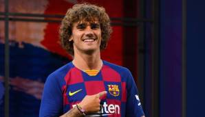 Platz 18: Antoine Griezmann (Atletico Madrid/FC Barcelona/Frankreich) - 9 Punkte.