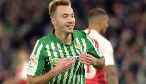 Platz 19: Loren Moron (Real Betis) - 8 von 22 Toren - 36 Prozent.