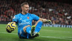 Platz 21: Bernd Leno (VfB Stuttgart, Bayer Leverkusen, FC Arsenal) - 82 Spiele zu Null.