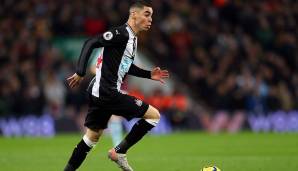 PLATZ 15 - u.a. Miguel Almiron (Newcastle United): 36.39 km/h.