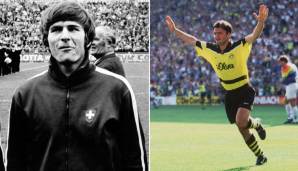 Pierre-Albert und Stephane Chapuisat: Stephane dürfte zumindest den BVB-Fans ein Begriff sein. Zwei deutsche Meisterschaften und die Champions League holte der Schweizer Stürmer mit dem BVB. Papa Pierre-Albert (Libero) kam immerhin auf 34 Länderspiele.