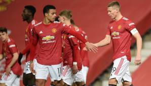 Platz 4 - MANCHESTER UNITED (Premier League): 13 Punkte, Torverhältnis von 14:7