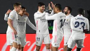 Platz 11 - REAL MADRID (LaLiga): 11 Punkte, Torverhältnis von 8:2