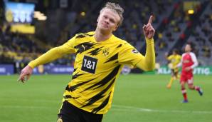 Schoss beim Debüt als Joker drei Tore. Knackte zahlreiche Rekorde und traf in 88 Spielen 85-mal. Im Sommer wechselte er per 75-Mio-Klausel zu ManCity. Der BVB machte ordentlich Kasse. Ein Deal, der sich ausgezahlt hat.