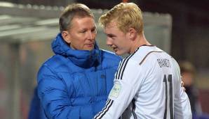 "Julian war schon damals ein überragender Kicker, seine Einstellung bei uns fand ich aber nicht so überragend": U20-Bundestrainer Frank Wormuth bei der WM 2015 in Neuseeland mit Julian Brandt.