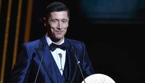 Robert Lewandowski belegte beim Ballon d'Or Platz zwei hinter Lionel Messi.