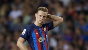 FRENKIE DE JONG: Wie es um den Mittelfeldregisseur des FC Barcelona steht, ist weiter unklar. Trainer Xavi sagte zuletzt: "Ich weiß nicht, was passieren wird. Aber ich kann garantieren, dass er wichtig für uns sein wird, wenn er bleibt."