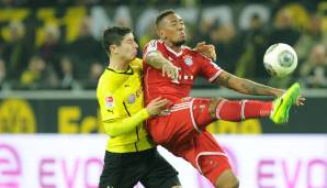 Bundesliga-Saison 13/14 - 13. Spieltag | 23. November 2013 | Borussia Dortmund gegen FC Bayern München 0:3 | Einsatzzeit: 90 Min. | Tore: - | Assists: - | Gelbe Karten: -