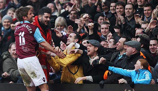 Thomas Hitzlsperger ist einer der Hoffnungsträger von West Ham United im Abstiegskampf