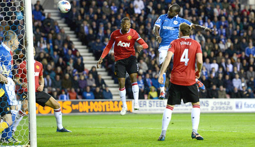 Manchester United verlor bei Wigan Athletic mit 0:1