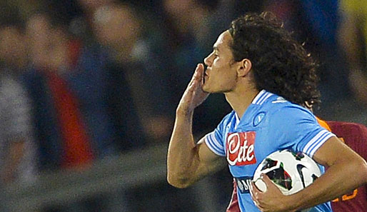 Edinson Cavani erzielte in der abgelaufenen Saison für den SSC Neapel 29 Tore in 34 Serie-A-Spielen