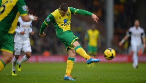 Gary Hooper erzielte gegen Swansea sein viertes Saisontor - und was für eines