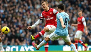 Jack Wilshere verlor das Spitzenspiel mit Arsenal gegen Manchester City