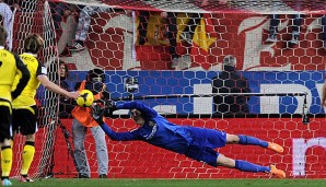 Thibaut Courtois ist noch bis zum Saisonende an Atletico Madrid ausgeliehen