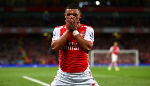 Alex Oxlade-Chamberlain traf für die Gunners zum Ausgleich