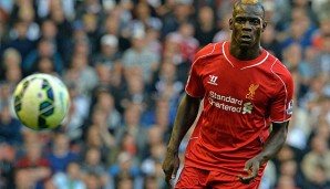 Mario Balotelli war in der laufenden Saison vom AC Milan zum FC Liverpool gewechselt