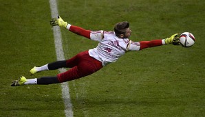 David De Gea stand in Mazedonien wieder im Tor der spanischen Nationalmannschaft