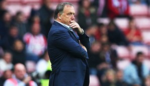 Im vergangenen März hatte Dick Advocaat Sunderland noch zum Klassenerhalt geführt.