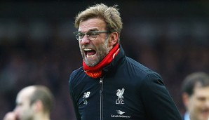 Jürgen Klopp war über die Niederlage seiner Reds not amused