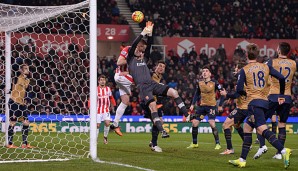 Mit dem Remis in Stoke hat der FC Arsenal die Tabellenführung behauptet