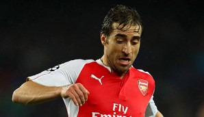 Mathieu Flamini ist beim FC Arsenal im defensiven Mittelfeld nur mehr die Nummer drei