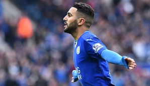 Riyad Mahrez steht bei 17 Toren in der Premier League