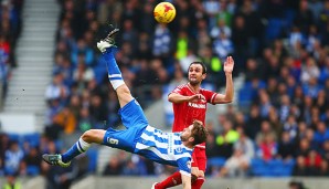 Das Hinspiel zwischen dem FC Middlesbrough und Brighton & Hove Albion endete 3:0 für Boro