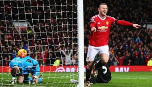 Wayne Rooney kam in der vergangenen Saison auf acht Tore in der Premier League