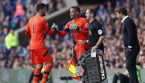 Hugo Lloris musste beim Spiel gegen Everton noch vor der Halbzeit vom Platz