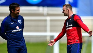 Gary Neville war bei der EM der Co-Trainer der englischen Nationalmannschaft